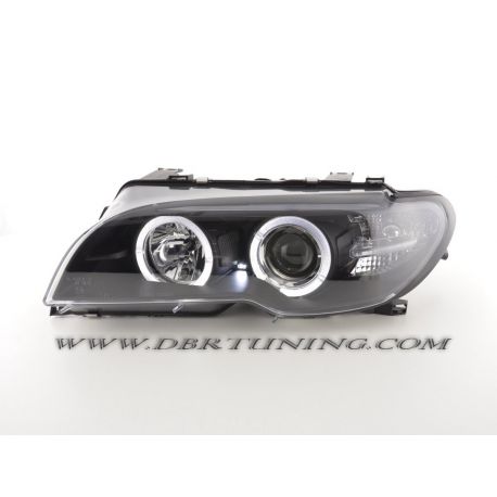 Coppia fari Angel CCFL BMW 3 coup-cab E46 03-06 neri