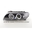 Faros Angel LED BMW 3 coup-cab E46 03-06 negros