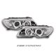 Coppia fari Angel CCFL BMW 3 coup-cab E46 03-06 neri