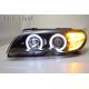 Coppia fari Angel CCFL BMW 3 coup-cab E46 03-06 neri