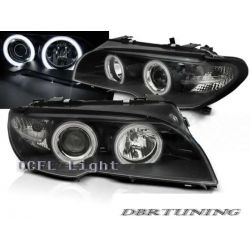 Headlights Angel CCFL BMW 3 coup-cab E46 03-06 black