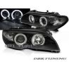 Faros Angel CCFL BMW 3 coup-cab E46 03-06 negros