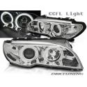 Coppia fari Angel CCFL BMW 3 coup-cab E46 03-06 cromo