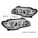 Coppia fari Angel CCFL BMW 3 coup-cab E46 03-06 cromo
