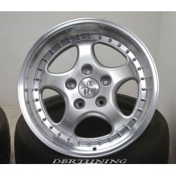 Llanta KESKIN KT2 CUP Plata Pulido 18