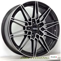 Llanta FONDMETAL THOE Negro Pulido 18