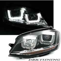 Headlights Led Litec VW GOLF 7 12-17 black