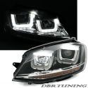 Faros delanteros Led Litec VW GOLF 7 12-17 negro