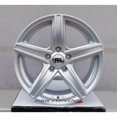 Alloy wheel RACER ICE Silver 17