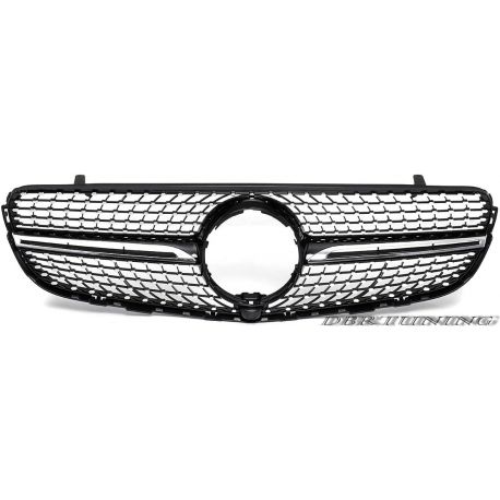 Calandra Matrix Mercedes GLC X253 15-19 nero cromo