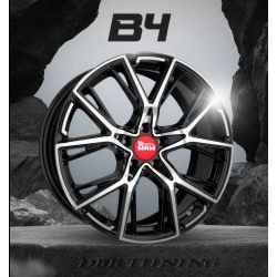 Cerchio in lega MAM B4 Black Polish 19