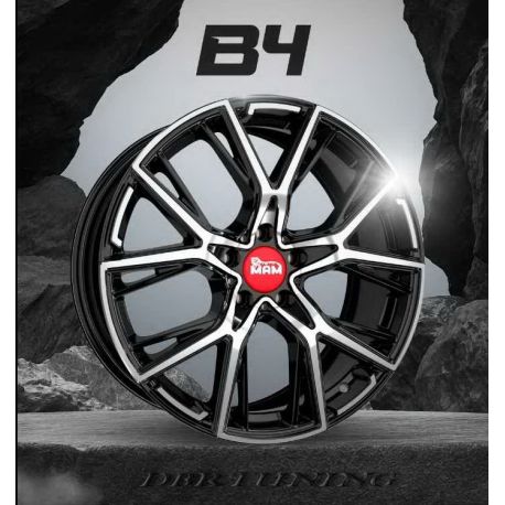 Cerchio in lega MAM B4 Black Polish 19