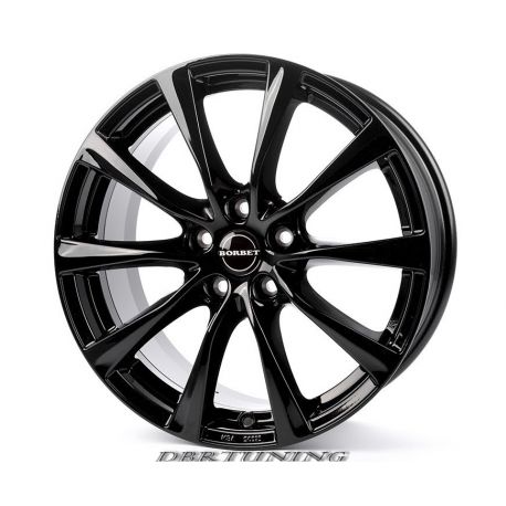 Alloy wheel BORBET RE Glossy Black 17