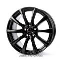 Alloy wheel BORBET RE Glossy Black 17