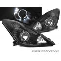 Coppia fari Led Angel Eyes Toyota Celica T23 99-06 neri