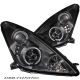 Headlights Led Angel Eyes Toyota Celica T23 99-06 Black