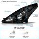Coppia fari Led Angel Eyes Toyota Celica T23 99-07 neri