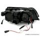 Faros Eyes LED BMW 3 4 pueras E46 01-05 negro