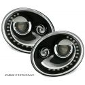 Coppia fari Daylight LED VW BEETLE 12-19 neri