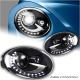 Headlights Daylight LED VW NEW BEETLE 06-11 black