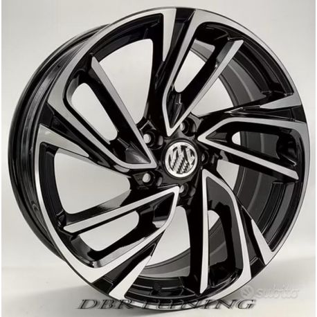 Llanta VW look GTI ClubSport Negro Pulido 17
