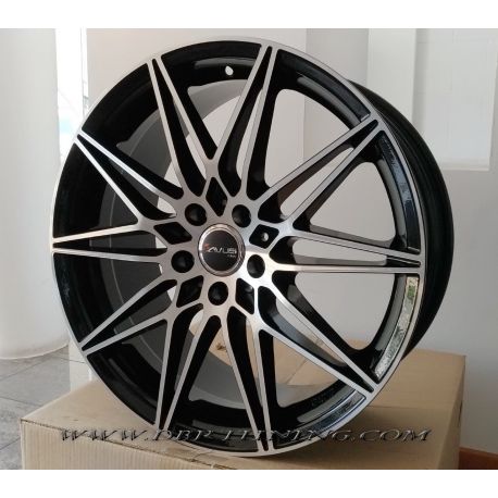 Alloy wheel AVUS AC-M05 Black Polish 18