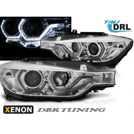 Headlights 3D LED Bmw F30 F31 11-15 chrome
