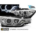 Coppia fari 3D LED XENON Bmw F30 F31 11-15 cromo