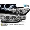 Coppia fari 3D LED XENON Bmw F30 F31 11-15 cromo