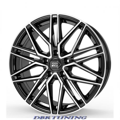 Cerchi in lega 1000MIGLIA MM1023 Black Polished 18