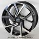 Alloy wheel CYCLONE VW Club Sport Black Polished 18