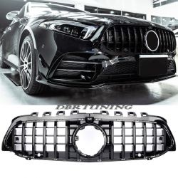 Grill AMG GTR Mercedes A W177 18-22 black camera 360