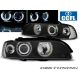 Gruppi ottici Angel Eyes CCFL BMW E39 95-03 neri