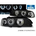 Gruppi ottici Angel Eyes CCFL BMW E39 95-03 neri
