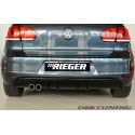 Difusor trasero RIEGER GOLF 6 GTD y cabrio 08-12