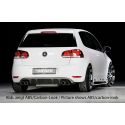 Diffusore posteriore RIEGER GOLF 6 dx + sx 08-12 nero
