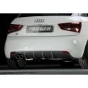 Rear diffuser RIEGER AUDI A1 sx 10-14 black no S-line