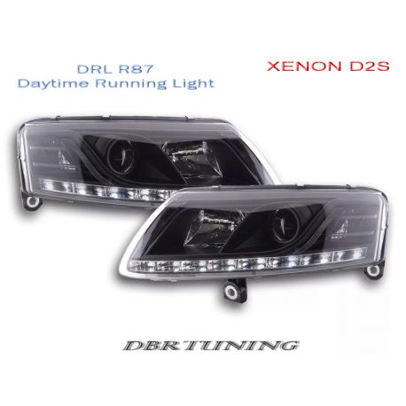 Headlights DRL Led Audi A6 4F 04-08 XENON