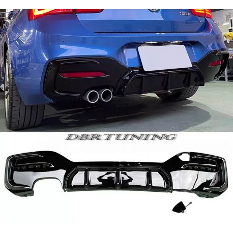 Difusor 2 escapes izq M Performance BMW F20 F21 15-18