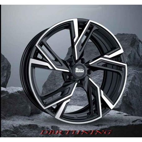 Cerchio in lega MAM RS5 Black Polish 20