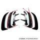Flaps Aero Mercedes A look AMG W176 12-18 black