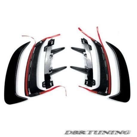 Flaps Aero Mercedes A look AMG W176 12-18 black