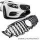 Calandra GTR Mercedes E W212 13-16 nero cromo