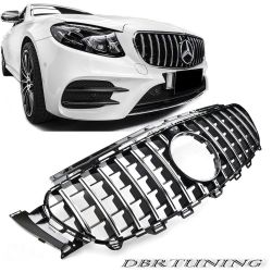 Grill AMG GTR Mercedes E W212 13-16 black chrome