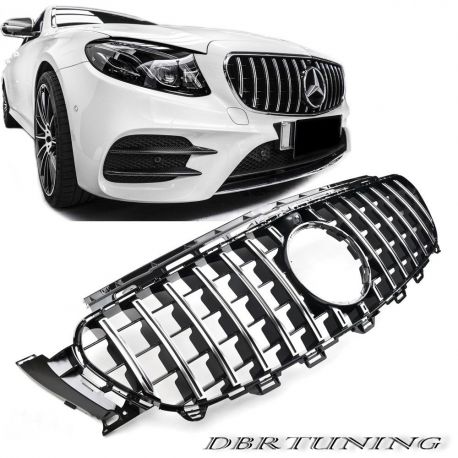 Grill AMG GTR Mercedes E W212 13-16 black chrome