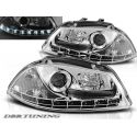 Coppia fari Daylight LED IBIZA 6L 02-08 cromo