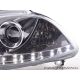 Coppia fari Daylight LED IBIZA 6L 02-08 cromo
