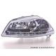 Coppia fari DRL LED SEAT IBIZA 6L 02-08 cromo
