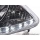 Coppia fari DRL LED SEAT IBIZA 6L 02-08 cromo