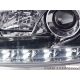 Headlights DRL LED IBIZA 6L 02-08 chrome